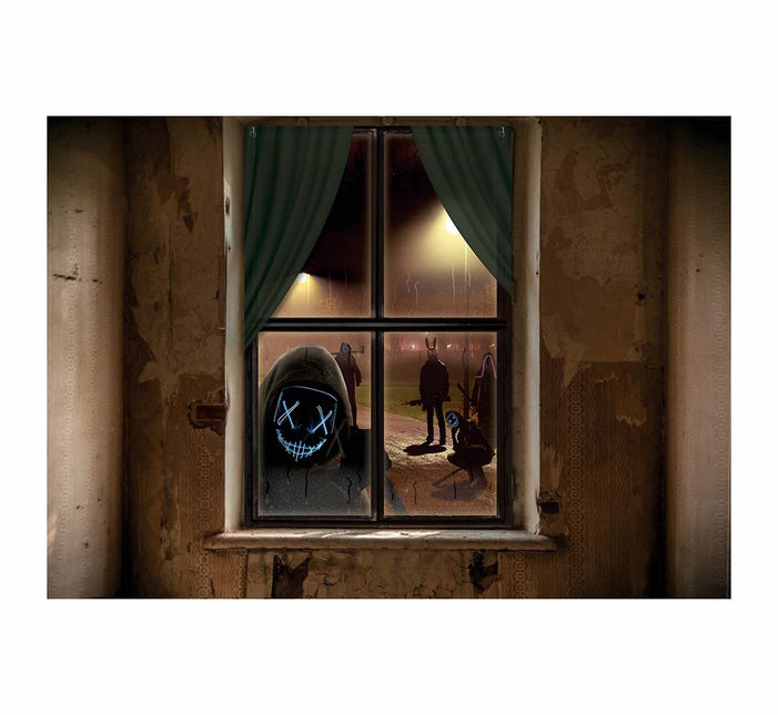 Halloween ikkuna koriste kauhu naamarit