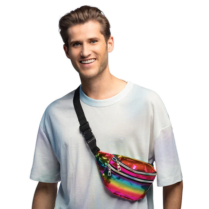 Sateenkaaren lantiolaukku Hologrammi