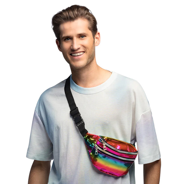 Sateenkaaren lantiolaukku Hologrammi