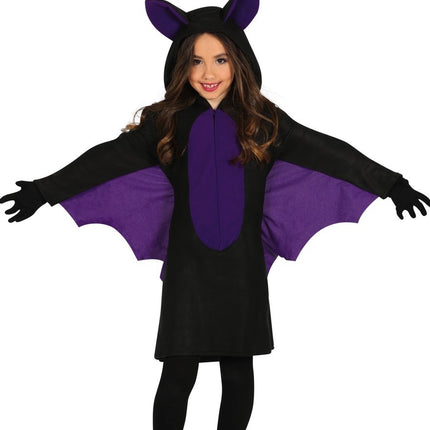 Bat Halloween puku tyttö violetti