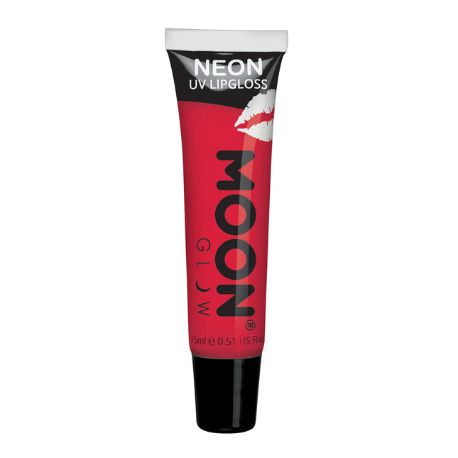 Moon Glow Neon UV-huulikiilto Intense Red Strawberry 15ml