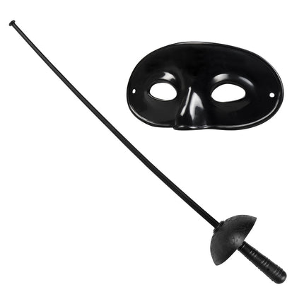 Pukusetti Zorro lapsi 60cm 2 kpl