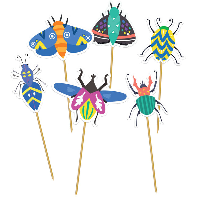 Bugs Cupcake Toppers 12kpl
