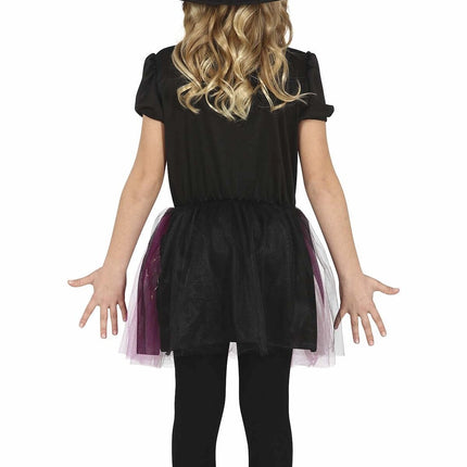 Noita Halloween puku tyttö musta violetti