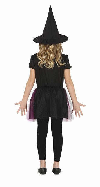 Noita Halloween puku tyttö musta violetti