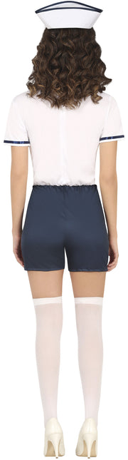 Puku Sininen Valkoinen Ladies Sailor