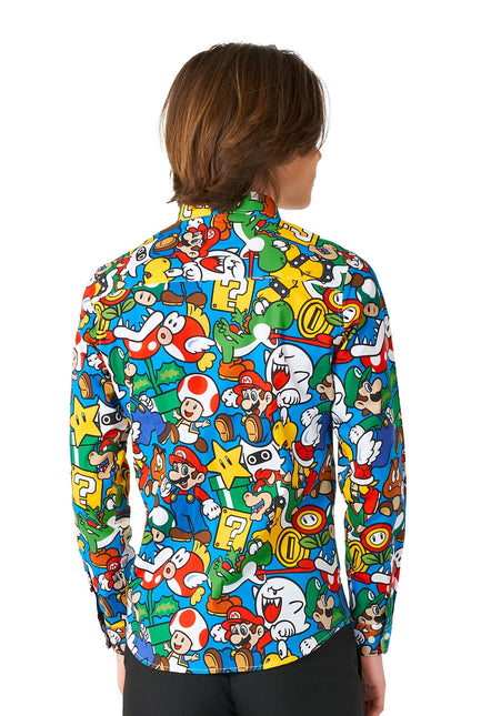 Super Mario paita poika teini OppoSuits