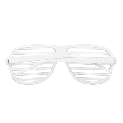 Valkoiset lasit raidallinen