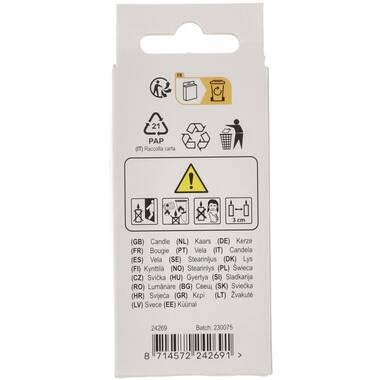 Kynttilä Pastellihahmo 9 Monivärinen