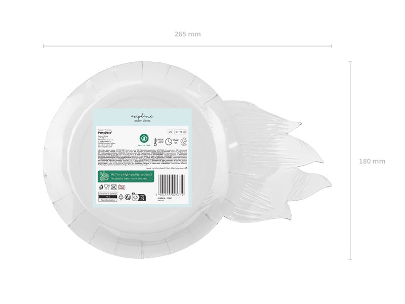 Kilpalautaset 26.5cm 6kpl
