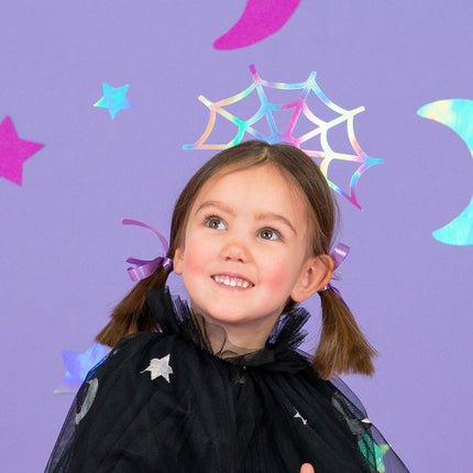 Halloween hiusnauha Hämähäkinseitti 21cm