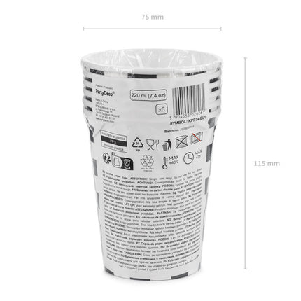 Racing Cups 220ml 6kpl
