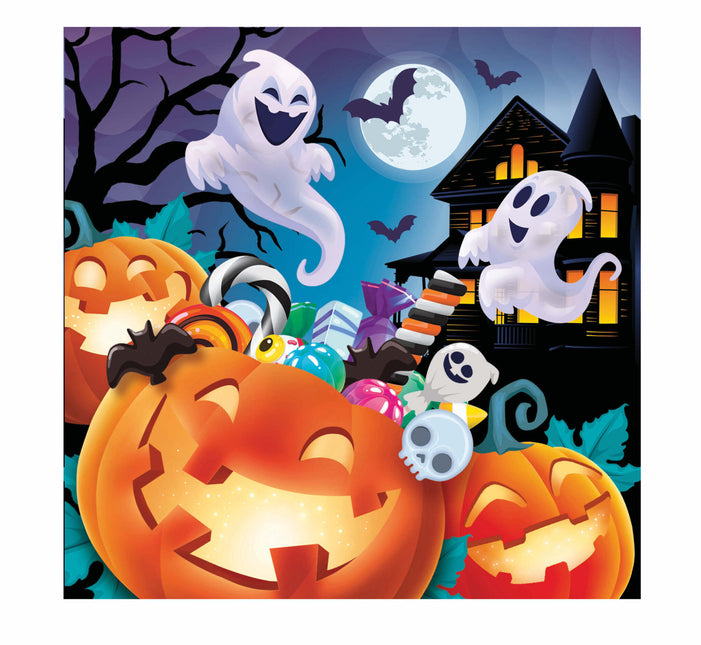 Halloween lautasliinat kurpitsat 33cm