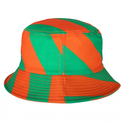 Kalastajan hattu vihreä/oranssi