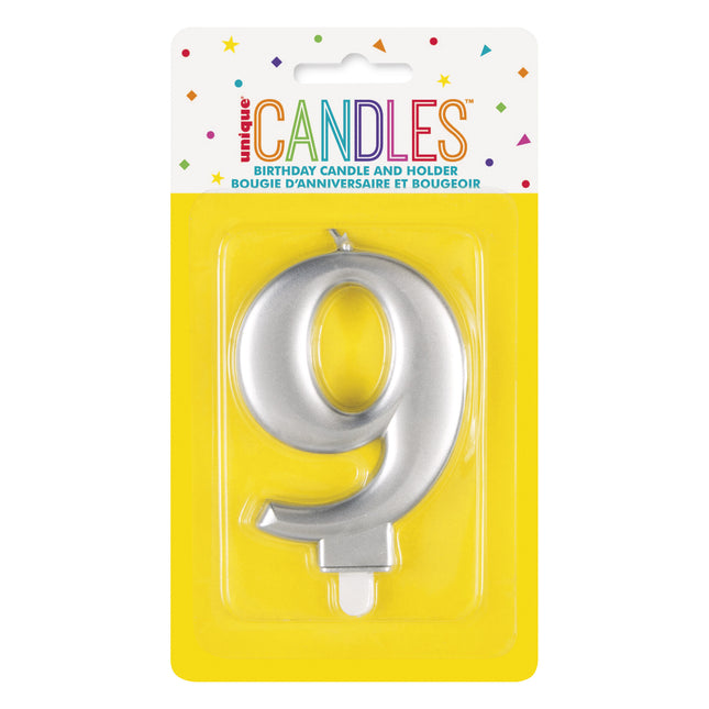 9 vuotta Kynttilä Hopea