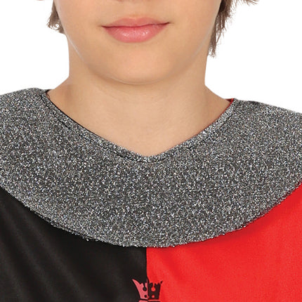 Ritari puku punainen musta poika