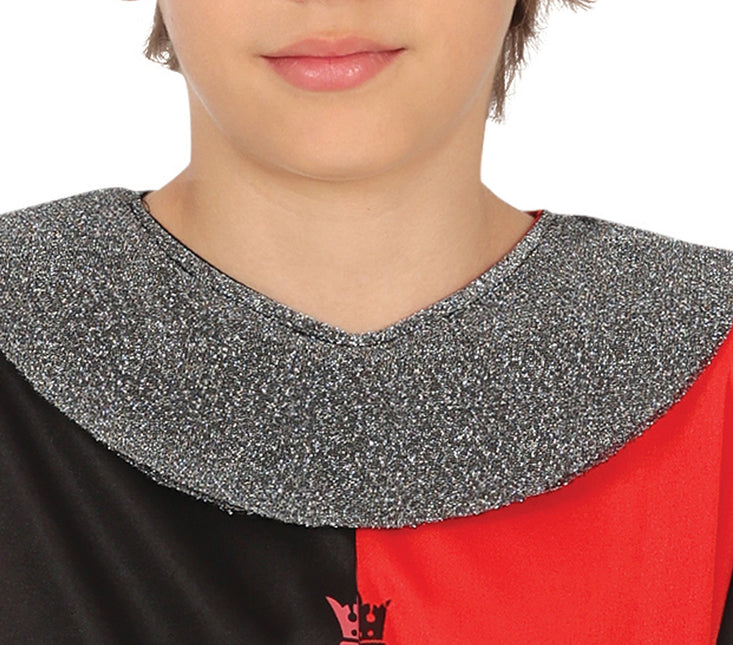 Ritari puku punainen musta poika