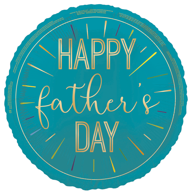 Isänpäivä Helium ilmapallo sininen tyhjä 45cm