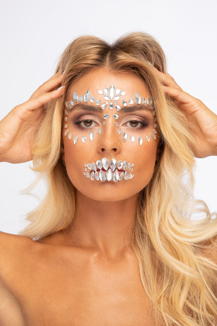 Moon Terror Halloween kasvojen korut sokerikallo