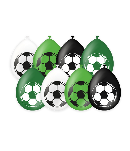 Jalkapallo ilmapallot vihreä 30cm 8kpl