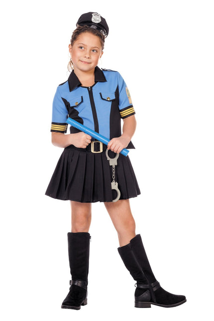 Poliisin puku sininen tyttö