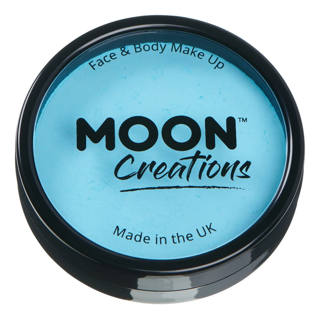 Moon Creations Pro Face Paint Kakkupurkit vaaleansininen 36g