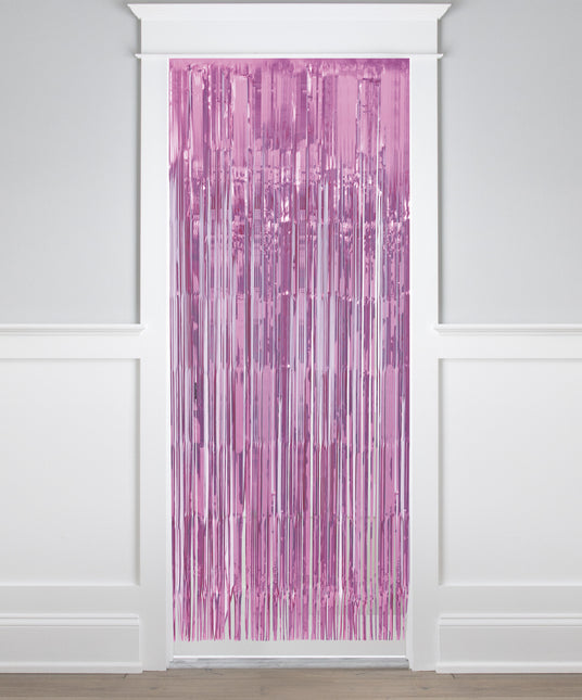 Vaaleanpunainen oviverho Pastel 2m