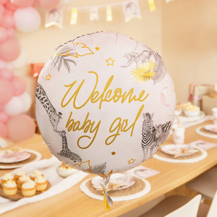 Syntymä Helium ilmapallo Tyhjä Safari 45cm