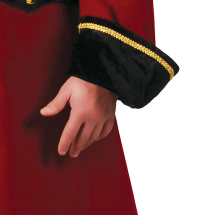 Merirosvopuku Bordeaux Red Miehet