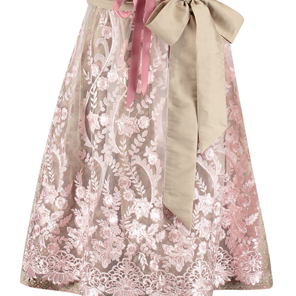 Gold Pink Dirndl Mekko Oktoberfest Hyvät 2 kpl