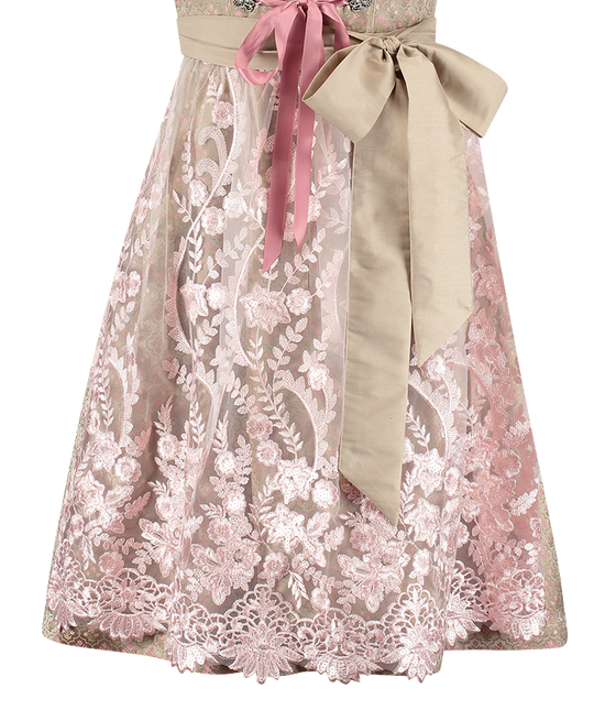 Gold Pink Dirndl Mekko Oktoberfest Hyvät 2 kpl