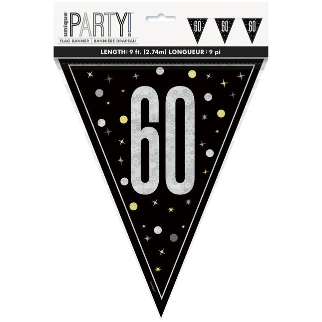 60 vuotta lippu 2.74m