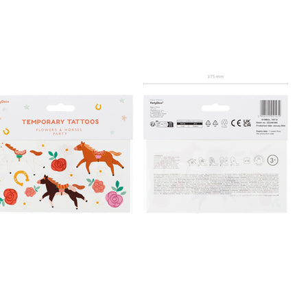 Hevonen väärennettyjä tatuointeja