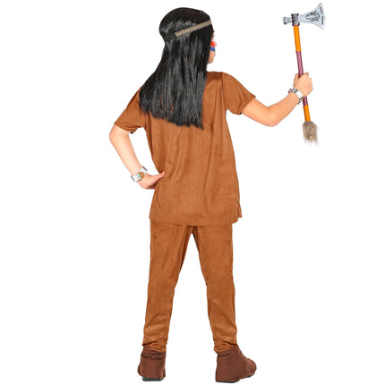 Intialainen puku ruskea poika