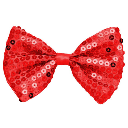 Punainen keula paljetteja