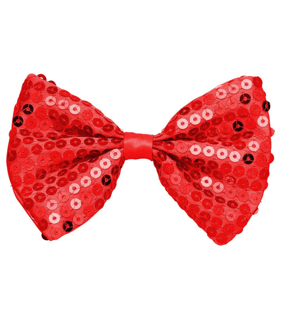 Punainen keula paljetteja