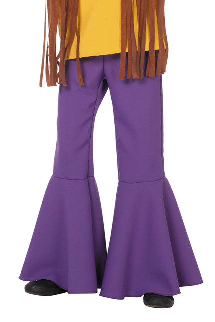 Hippie 60S housut violetti lapsi