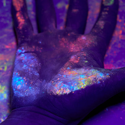 Moon Glow Neon UV-pigmentti Shakers Intensiivinen sininen 5g