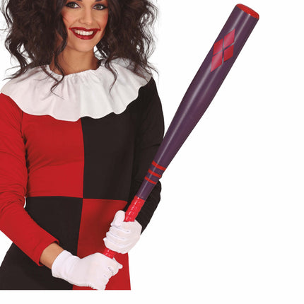 Punainen violetti väärennetty lepakko 75cm