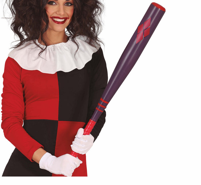 Punainen violetti väärennetty lepakko 75cm