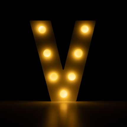 V Light Letter 16.5cm