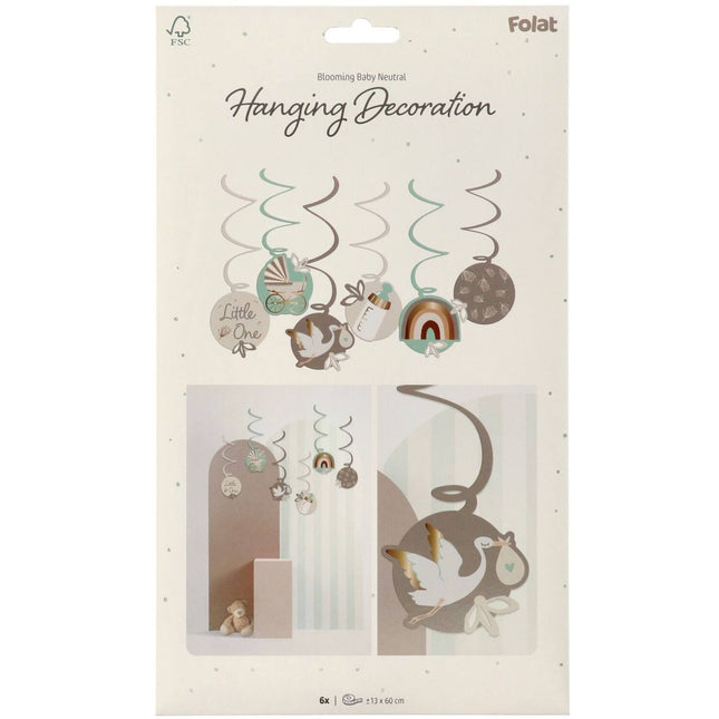 Syntymä roikkuu koristelu Pikkuinen 6kpl