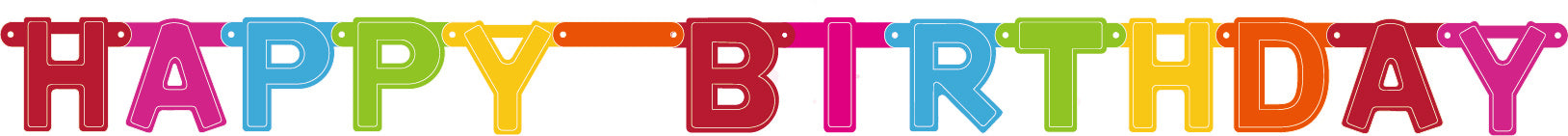 Hyvää syntymäpäivää kirjekoriste 1.6m