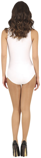 Tanssi puku Valkoinen Hyvät hihaton