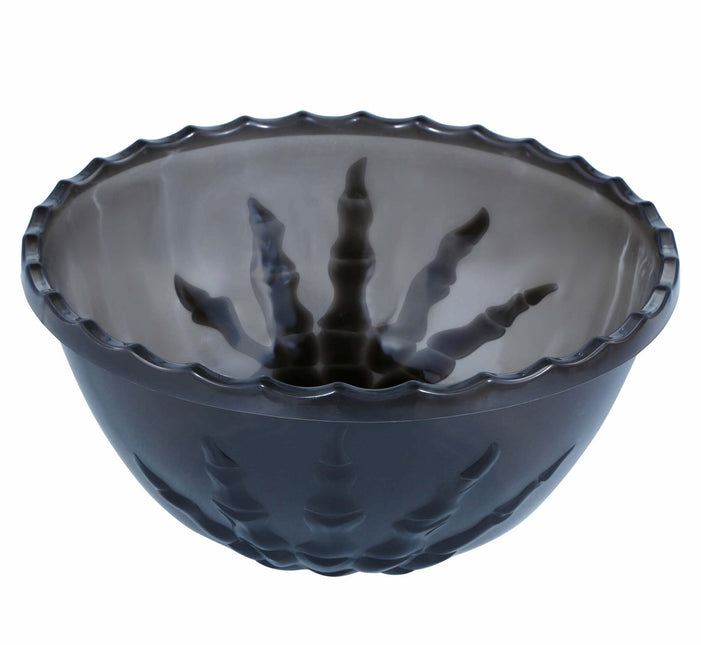 Musta Halloween pöydän koristelu luuranko käsi kulho