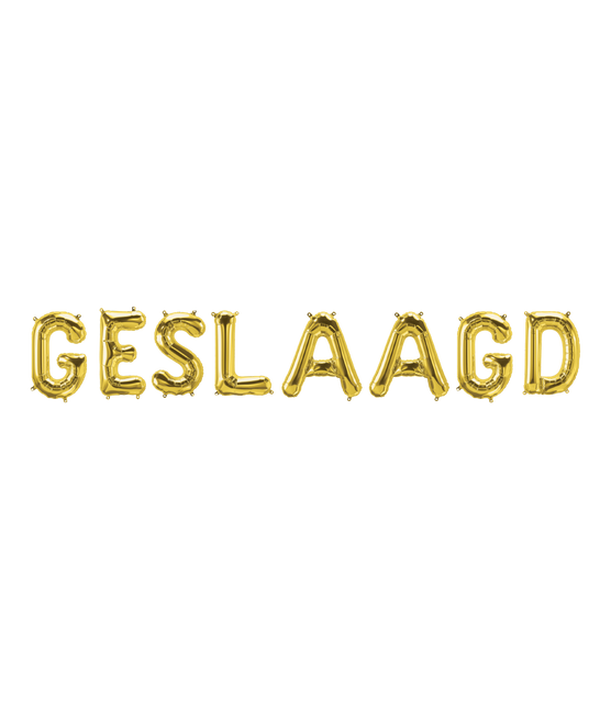 Kultaiset ilmapallot Sarja Onnistunut 1.9m