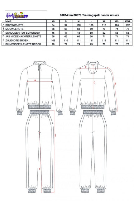 Verryttelypuku Pantteri