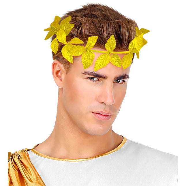 Kultainen otsanauha seppele