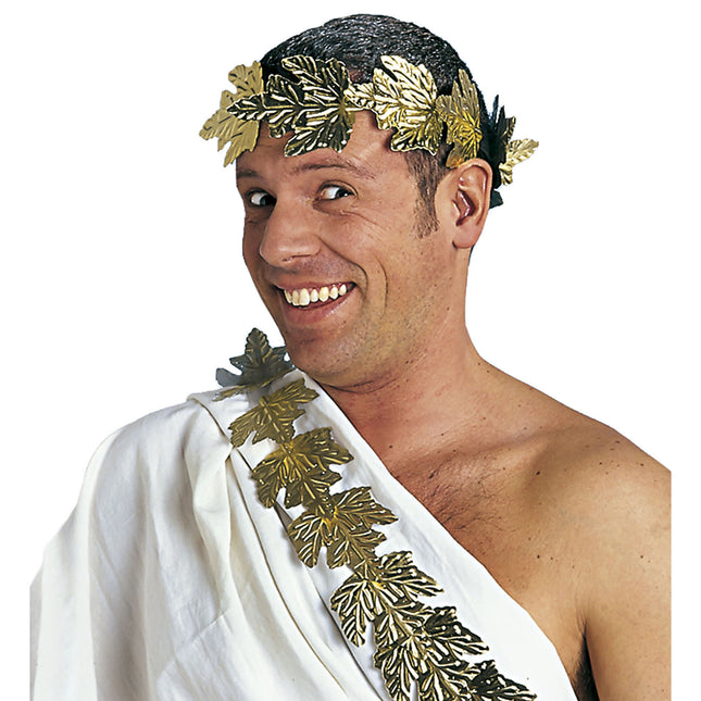 Kultainen otsanauha Garland pitkä