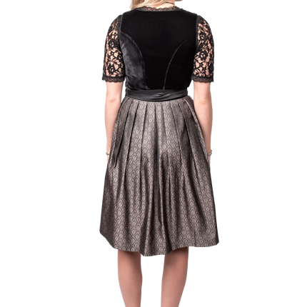 Musta Dirndl Mekko Oktoberfest Ladies Velvet